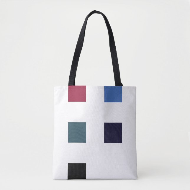 Seamless pattern. Skew brush strokes and elements  Tote Bag (Front)