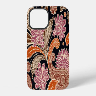 Seamless Pattern Traditional Paisley Design iPhone 12 Case