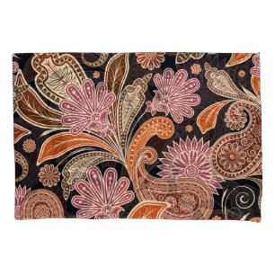 Seamless Pattern Traditional Paisley Design Pillowcase