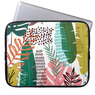 Seamless pattern tropical background with Monstera Laptop Sleeve