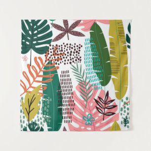 Seamless pattern tropical background with Monstera Tapestry