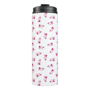 Seamless Pattern. Vintage ornament. Vintage illust Thermal Tumbler
