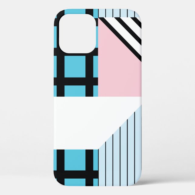 Seamless pattern with abstract geometric shapes Case-Mate iPhone case (Back)