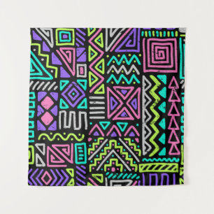  seamless pattern with abstract lines. geometric a tapestry