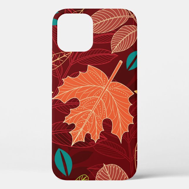 Seamless pattern with autumn leaves  Case-Mate iPhone case (Back)