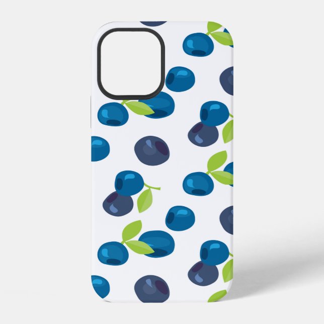 Seamless pattern with berries iPhone case (Back)
