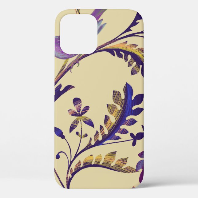 Seamless pattern with birds and branches with exot Case-Mate iPhone case (Back)
