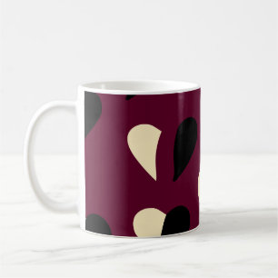 Seamless pattern with black and white heart. St Va Coffee Mug