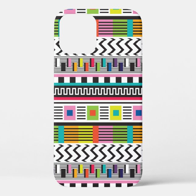 Seamless pattern with bright abstract geometric li Case-Mate iPhone case (Back)