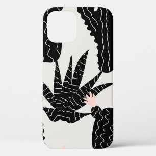 Seamless pattern with cacti illustration iPhone 12 case