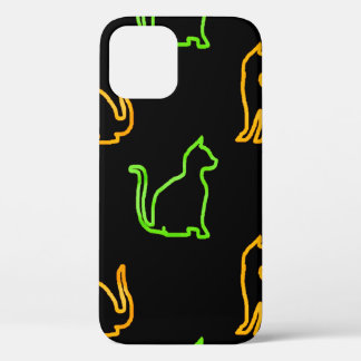 Seamless pattern with catsabstract,animal,art,arti iPhone 12 case