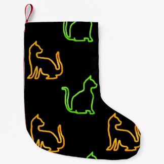 Seamless pattern with catsabstract,animal,art,arti small christmas stocking
