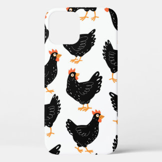 Seamless pattern with chicken iPhone 12 case