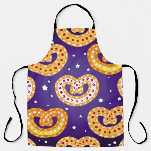 Seamless pattern with Christmas sweets. Vintage il Apron (Front)