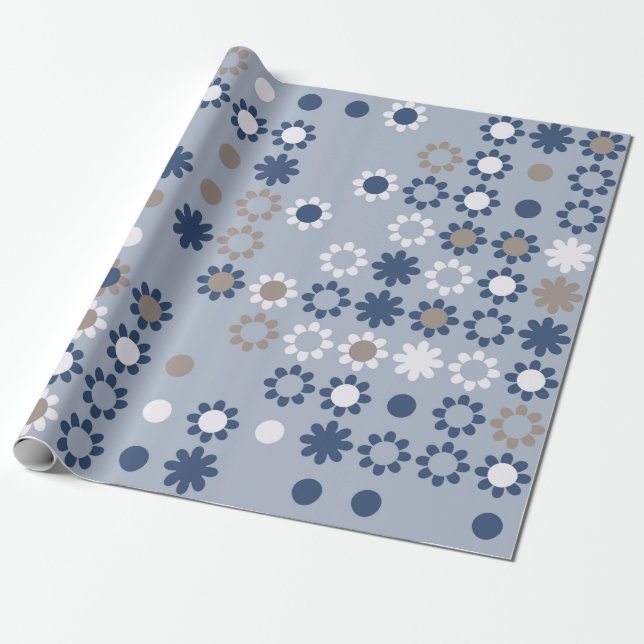 Seamless pattern with coloured elements,  vintage  wrapping paper (Unrolled)