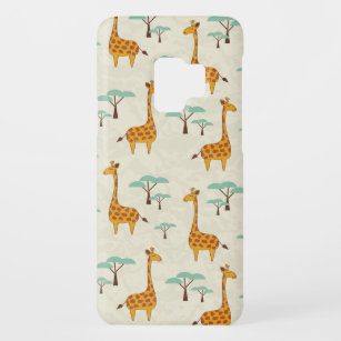 Seamless pattern with cute giraffes and trees, Vin Case-Mate Samsung Galaxy S9 Case