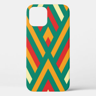 Seamless pattern with decorative geometric and abs iPhone 12 case
