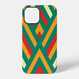 Seamless pattern with decorative geometric and abs iPhone 12 case