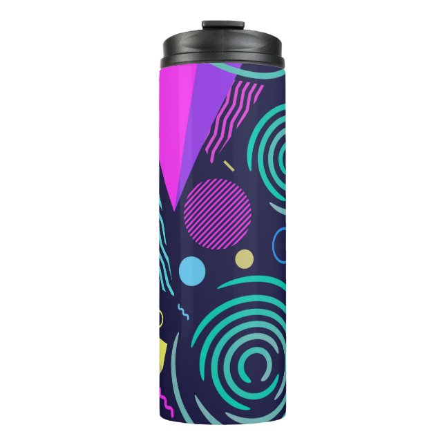 Seamless pattern with different kinds of geometric thermal tumbler (Front)