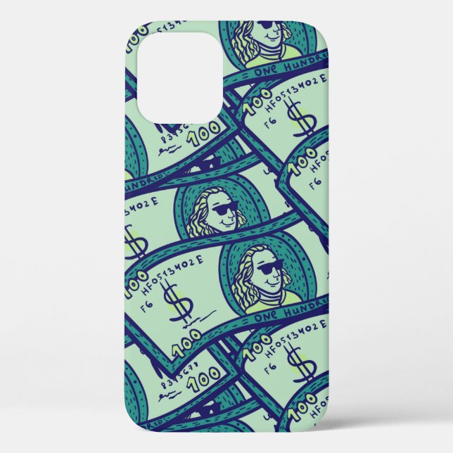 seamless pattern with dollars banknotes Case-Mate iPhone case (Back)