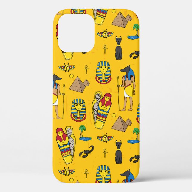 Seamless pattern with egyptean elements such as an Case-Mate iPhone case (Back)