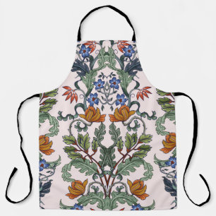 Seamless pattern with flowers in art deco style. M Apron