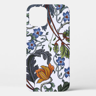 Seamless pattern with flowers in art deco style. M iPhone 12 Case