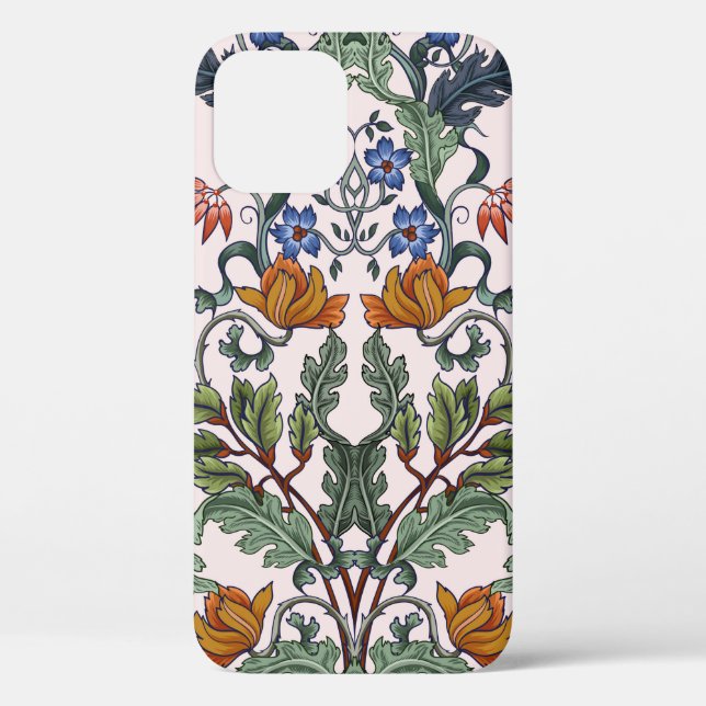 Seamless pattern with flowers in art deco style. M Case-Mate iPhone Case (Back)