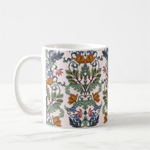 Seamless pattern with flowers in art deco style. M Coffee Mug