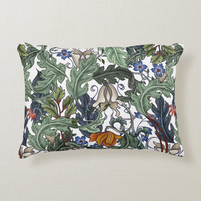 Seamless pattern with flowers in art deco style. M Decorative Cushion (Front)