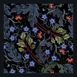 Seamless pattern with flowers in art deco style. M Poster<br><div class="desc">Seamless pattern with flowers in art deco style. Modern trendy
art, deco, nouveau, antique, , background, beautiful, border, decor, decoration, decorative, design, elegant, element, fabric, fashion, floral, flower, frame, green, vintage, retro, illustration, </div>