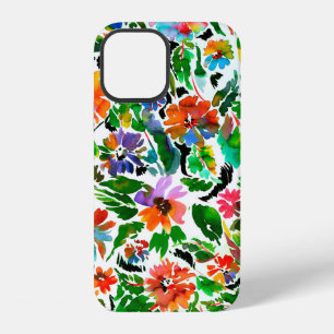 Seamless pattern with flowers iPhone 12 case