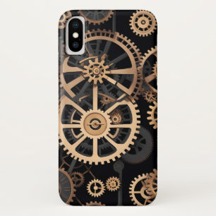 seamless pattern with gears iPhone x case
