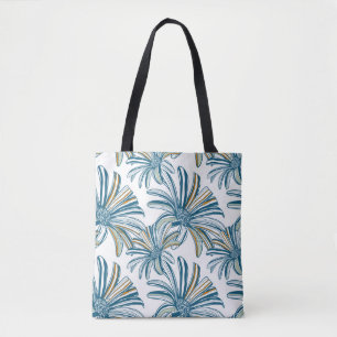Seamless pattern with gerbera flowers. Vintage bac Tote Bag