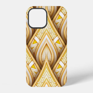 Seamless Pattern with Gold Ethnic Motifs. Endless iPhone 12 Case