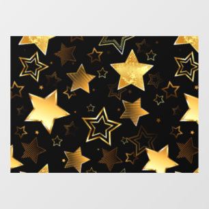 Seamless pattern with Golden Stars