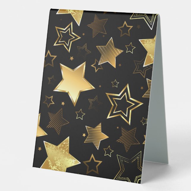 Seamless pattern with Golden Stars (Front)