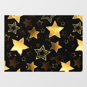Seamless pattern with Golden Stars