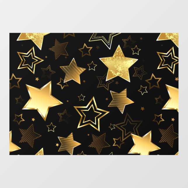 Seamless pattern with Golden Stars (Sheet)