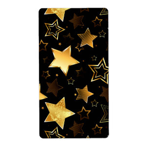 Seamless pattern with Golden Stars