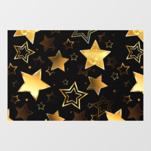 Seamless pattern with Golden Stars