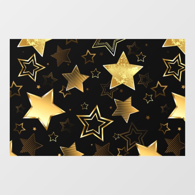 Seamless pattern with Golden Stars (Sheet)