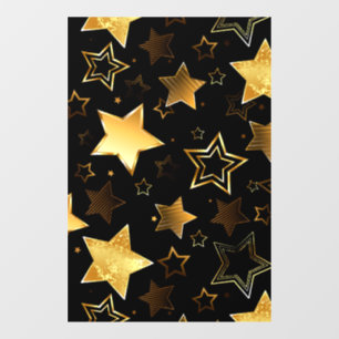 Seamless pattern with Golden Stars