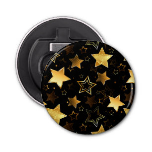 Seamless pattern with Golden Stars Bottle Opener