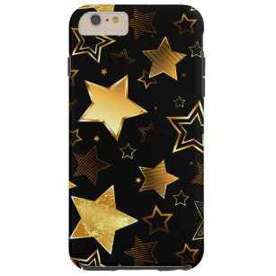 Seamless pattern with Golden Stars Tough iPhone 6 Plus Case
