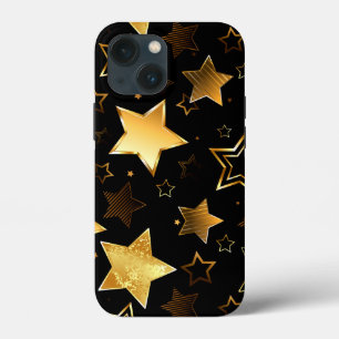 Seamless pattern with Golden Stars iPhone 13 Mini Case