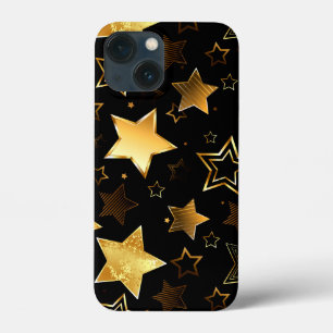 Seamless pattern with Golden Stars iPhone 13 Mini Case