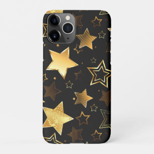Seamless pattern with Golden Stars iPhone 11Pro Case