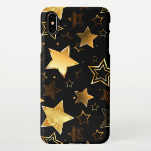 Seamless pattern with Golden Stars iPhone Case