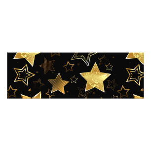 Seamless pattern with Golden Stars Photo Print